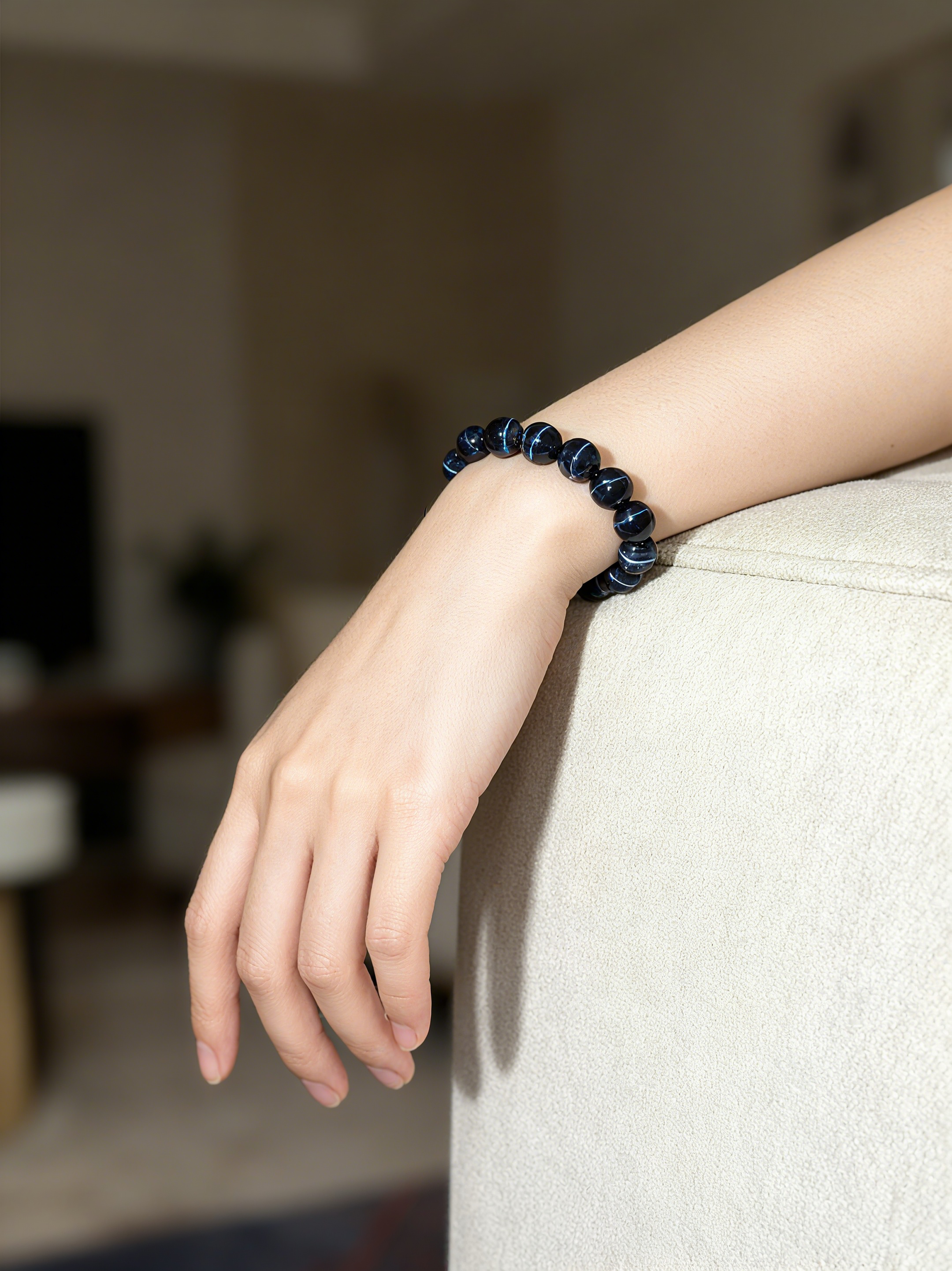 Blue Tiger's Eye (14mm)