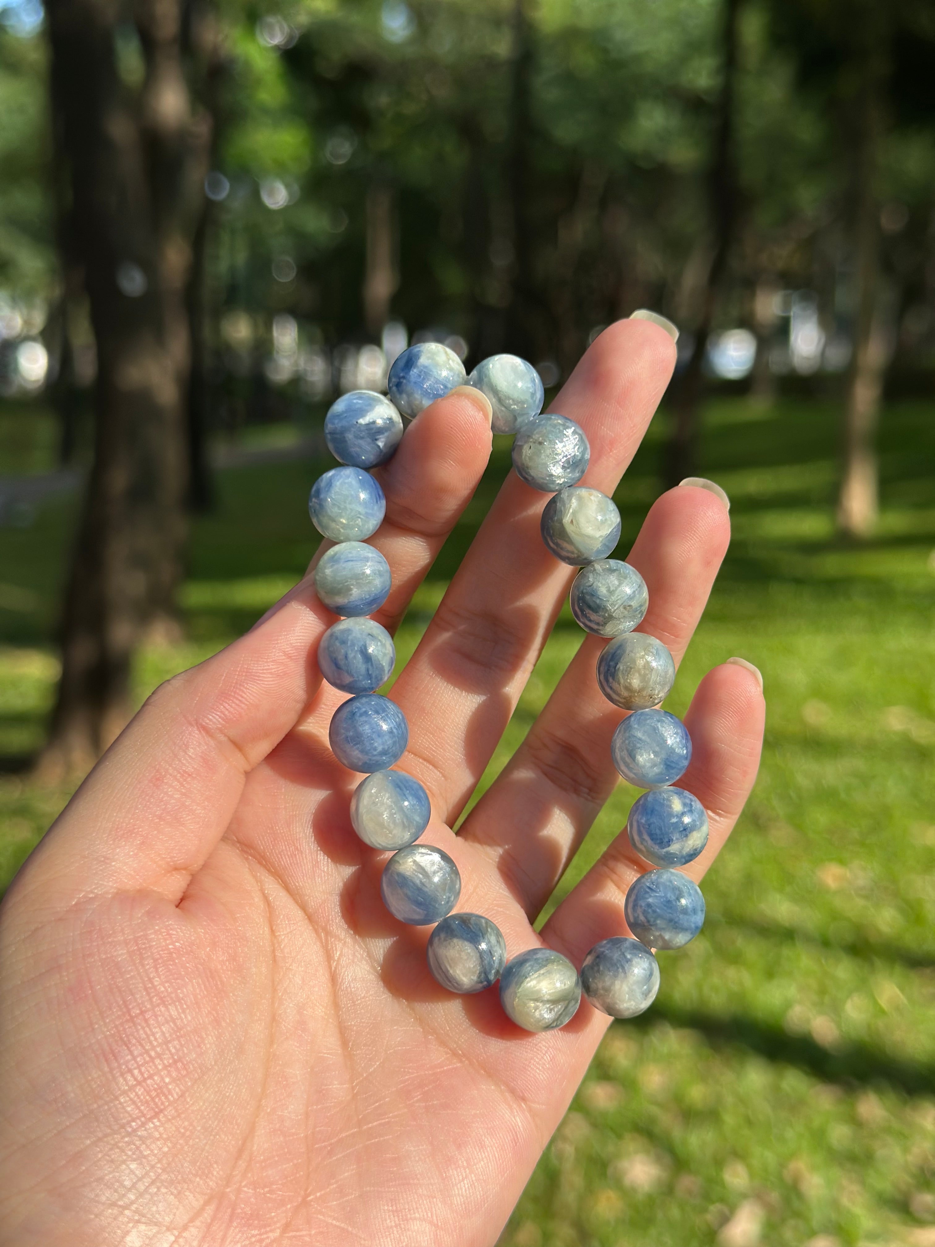 Kyanite Gemstone Beads（10mm ）